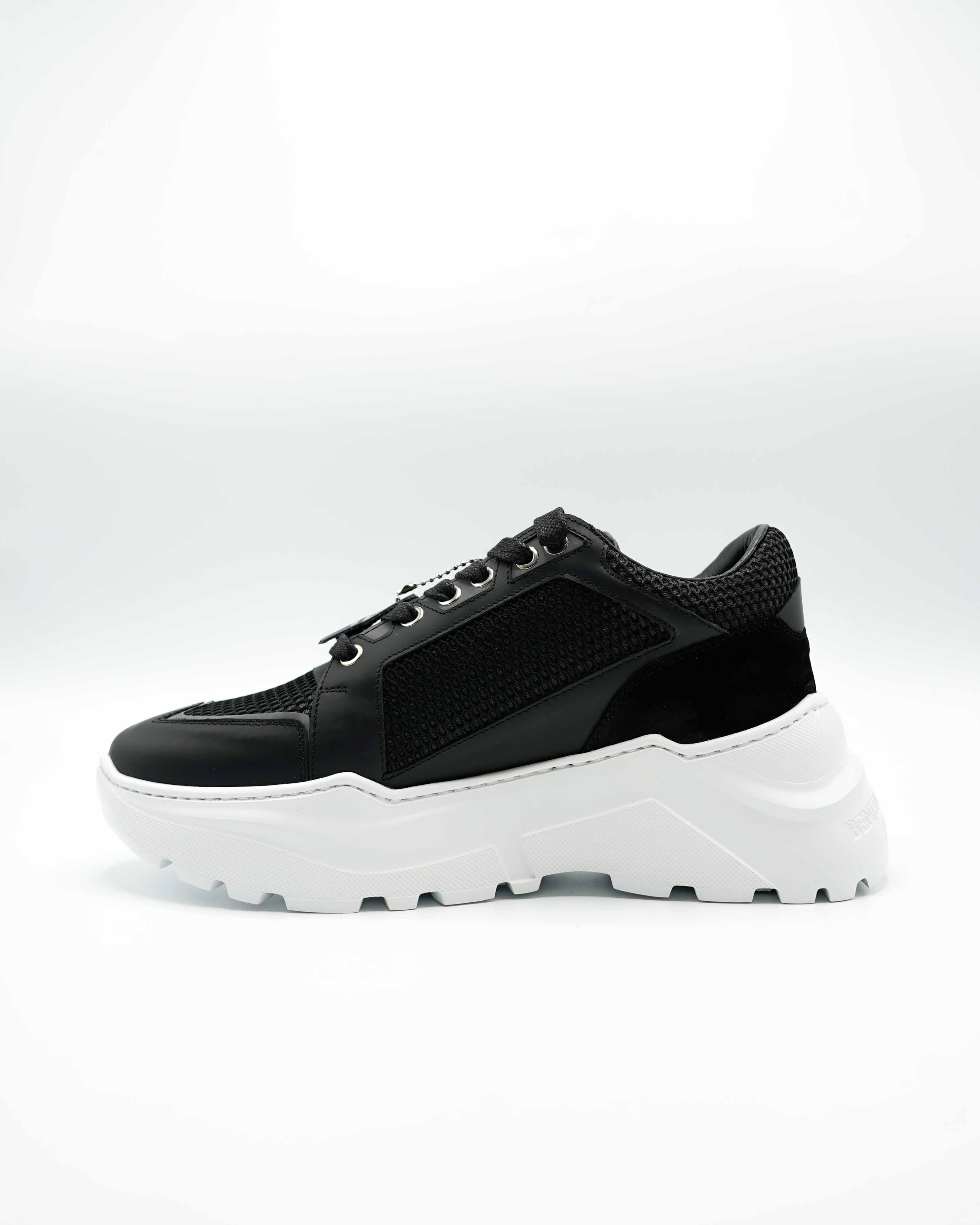 Black Matt Nappa Sneakers - Image 4